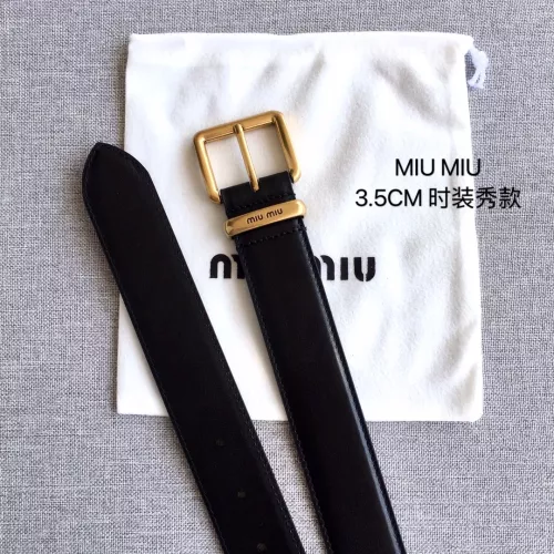 Replica MIU MIU AAA Quality Belts In 3.5cm For Women #1328610 $52.00 USD for Wholesale