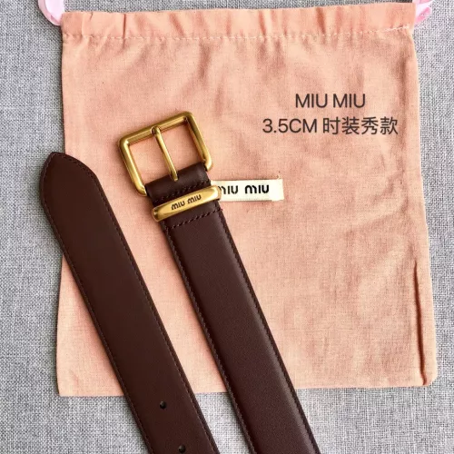 Replica MIU MIU AAA Quality Belts In 3.5cm For Women #1328614 $52.00 USD for Wholesale