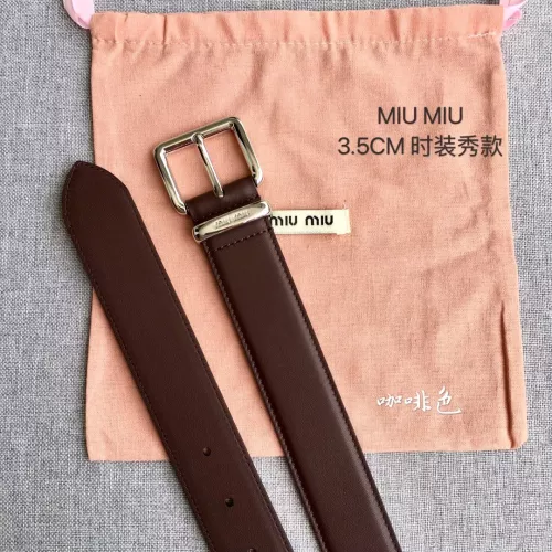 Replica MIU MIU AAA Quality Belts In 3.5cm For Women #1328615 $52.00 USD for Wholesale