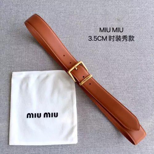MIU MIU AAA Quality Belts In 3.5cm For Women #1328616 $52.00 USD, Wholesale Replica MIU MIU AAA Quality Belts