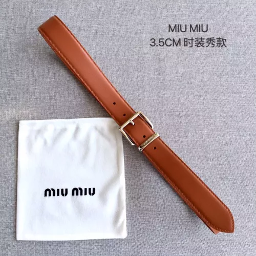 MIU MIU AAA Quality Belts In 3.5cm For Women #1328617 $52.00 USD, Wholesale Replica MIU MIU AAA Quality Belts