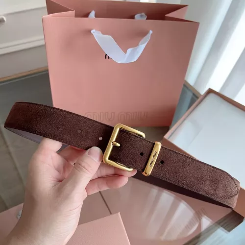 MIU MIU AAA Quality Belts In 3.5cm For Women #1328619 $60.00 USD, Wholesale Replica MIU MIU AAA Quality Belts