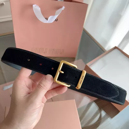 MIU MIU AAA Quality Belts In 3.5cm For Women #1328620 $60.00 USD, Wholesale Replica MIU MIU AAA Quality Belts