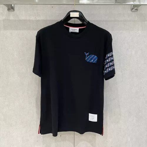 Thom Browne TB T-Shirts Short Sleeved For Unisex #1328747 $85.00 USD, Wholesale Replica Thom Browne TB T-Shirts