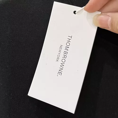 Replica Thom Browne TB T-Shirts Short Sleeved For Unisex #1328747 $85.00 USD for Wholesale