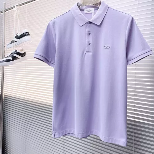 Salvatore Ferragamo T-Shirts Short Sleeved For Men #1328888 $100.00 USD, Wholesale Replica Salvatore Ferragamo T-Shirts
