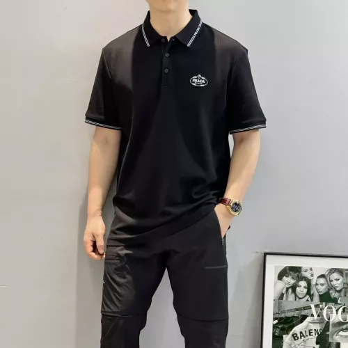 Replica Prada T-Shirts Short Sleeved For Men #1328921 $82.00 USD for Wholesale