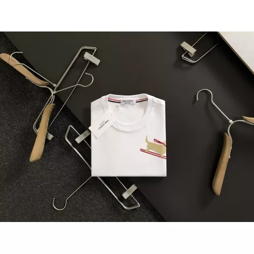 Replica Thom Browne TB T-Shirts Short Sleeved For Men #1329003 $80.00 USD for Wholesale