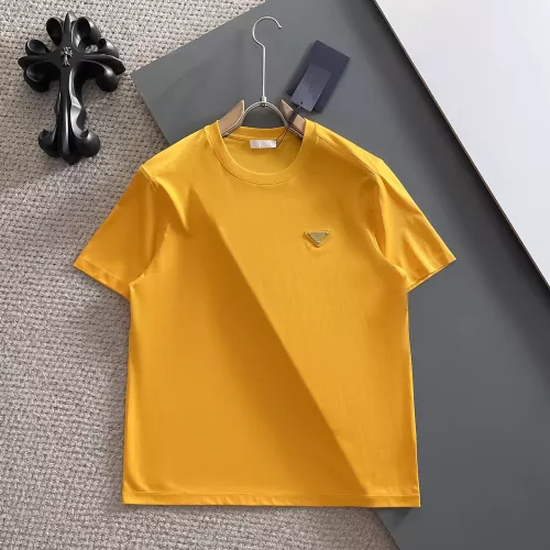 Prada T-Shirts Short Sleeved For Men #1329155 $92.00 USD, Wholesale Replica Prada T-Shirts