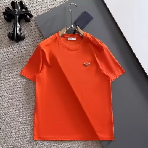 Prada T-Shirts Short Sleeved For Men #1329156 $92.00 USD, Wholesale Replica Prada T-Shirts