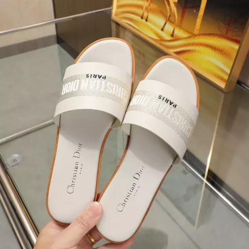 Replica Christian Dior Slippers For Women #1329190 $80.00 USD for Wholesale