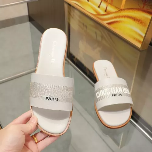 Replica Christian Dior Slippers For Women #1329190 $80.00 USD for Wholesale