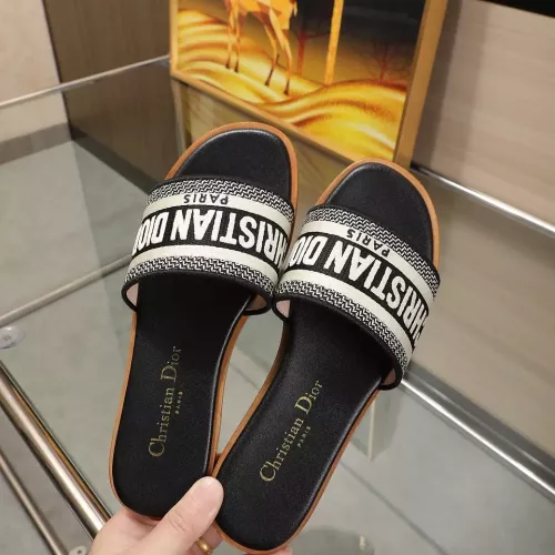 Replica Christian Dior Slippers For Women #1329193 $80.00 USD for Wholesale