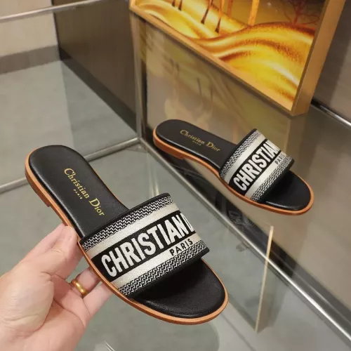 Replica Christian Dior Slippers For Women #1329193 $80.00 USD for Wholesale