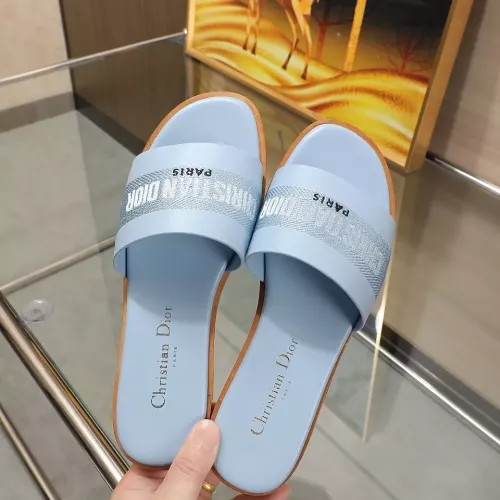 Replica Christian Dior Slippers For Women #1329195 $80.00 USD for Wholesale