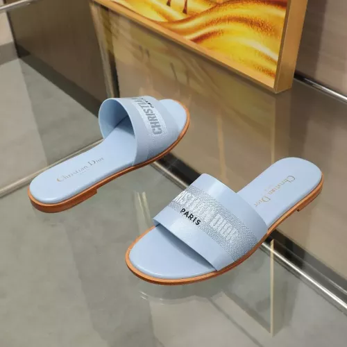 Replica Christian Dior Slippers For Women #1329195 $80.00 USD for Wholesale