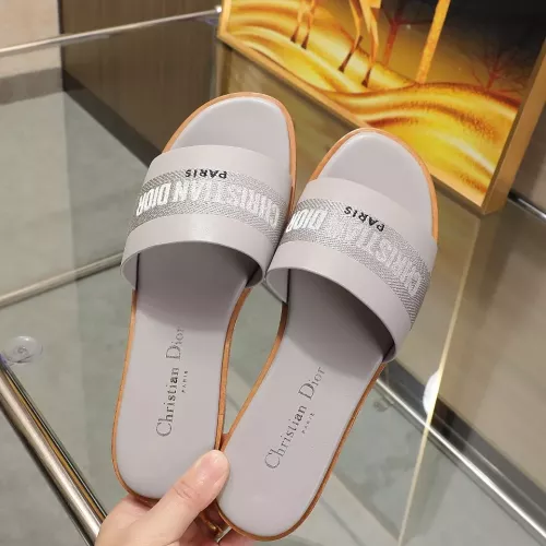 Replica Christian Dior Slippers For Women #1329196 $80.00 USD for Wholesale