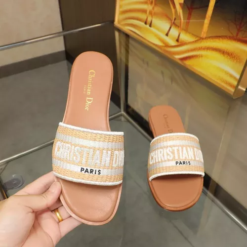 Replica Christian Dior Slippers For Women #1329197 $80.00 USD for Wholesale