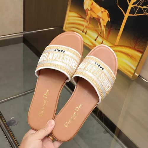 Replica Christian Dior Slippers For Women #1329197 $80.00 USD for Wholesale