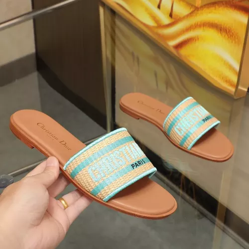 Replica Christian Dior Slippers For Women #1329198 $80.00 USD for Wholesale
