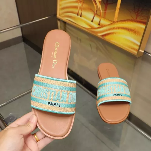 Replica Christian Dior Slippers For Women #1329198 $80.00 USD for Wholesale