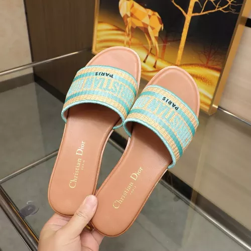 Replica Christian Dior Slippers For Women #1329198 $80.00 USD for Wholesale