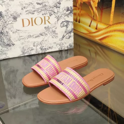 Replica Christian Dior Slippers For Women #1329199 $80.00 USD for Wholesale