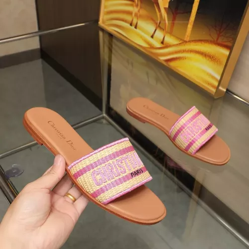 Replica Christian Dior Slippers For Women #1329199 $80.00 USD for Wholesale