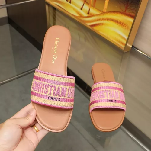 Replica Christian Dior Slippers For Women #1329199 $80.00 USD for Wholesale