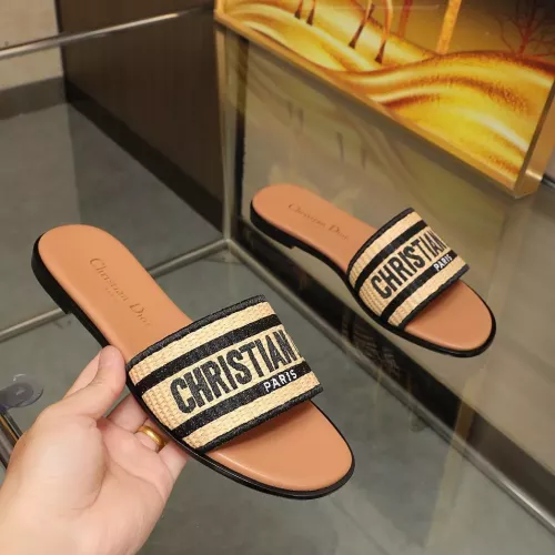 Replica Christian Dior Slippers For Women #1329200 $80.00 USD for Wholesale