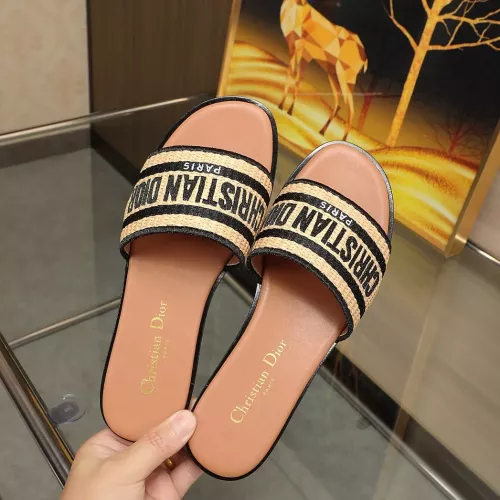 Replica Christian Dior Slippers For Women #1329200 $80.00 USD for Wholesale