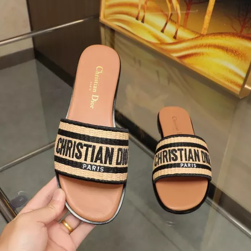 Replica Christian Dior Slippers For Women #1329200 $80.00 USD for Wholesale