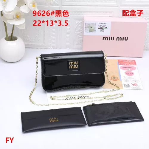 MIU MIU Messenger Bags For Women #1329470 $27.00 USD, Wholesale Replica MIU MIU Messenger Bags