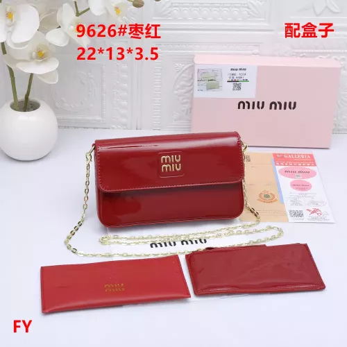 MIU MIU Messenger Bags For Women #1329473 $27.00 USD, Wholesale Replica MIU MIU Messenger Bags