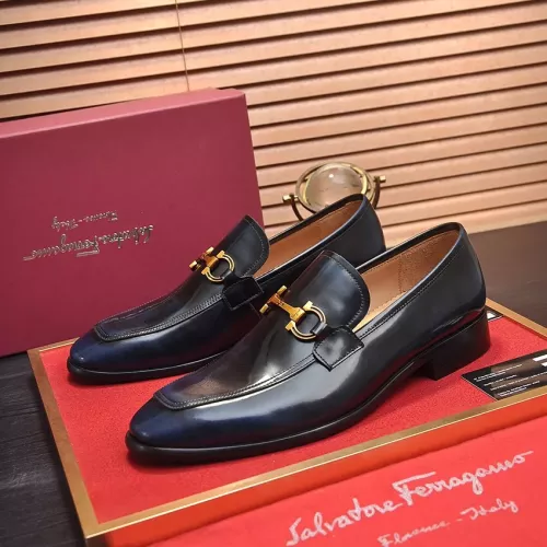 Salvatore Ferragamo Leather Shoes For Men #1329547 $98.00 USD, Wholesale Replica Salvatore Ferragamo Leather Shoes