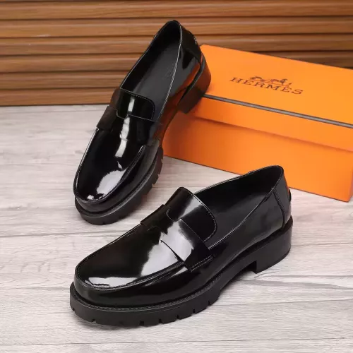 Hermes Leather Shoes For Men #1329632 $96.00 USD, Wholesale Replica Hermes Leather Shoes