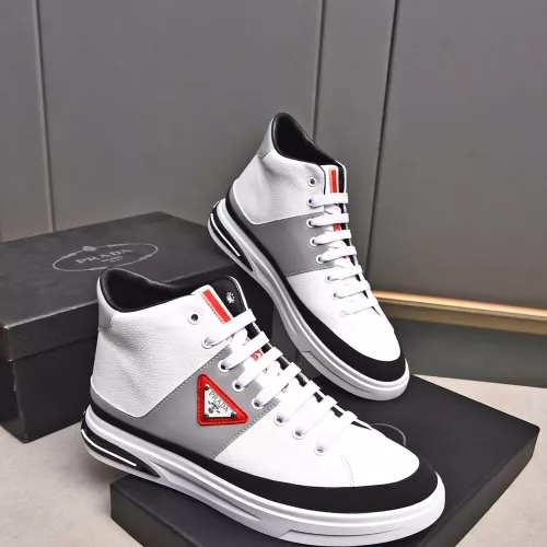Replica Prada High Top Shoes For Men #1329665 $85.00 USD for Wholesale