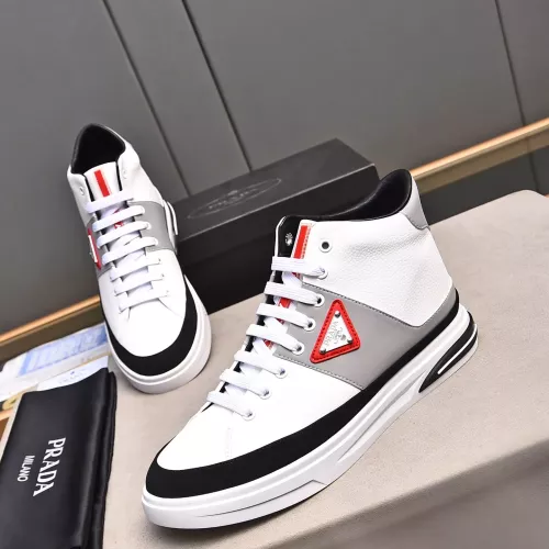 Replica Prada High Top Shoes For Men #1329665 $85.00 USD for Wholesale