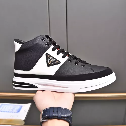 Replica Prada High Top Shoes For Men #1329666 $85.00 USD for Wholesale