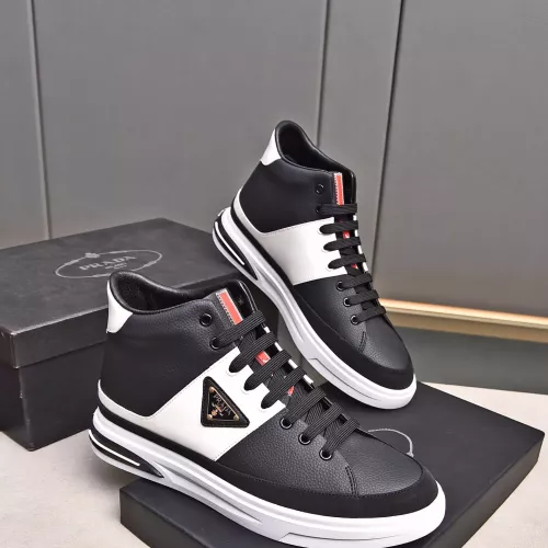 Replica Prada High Top Shoes For Men #1329666 $85.00 USD for Wholesale
