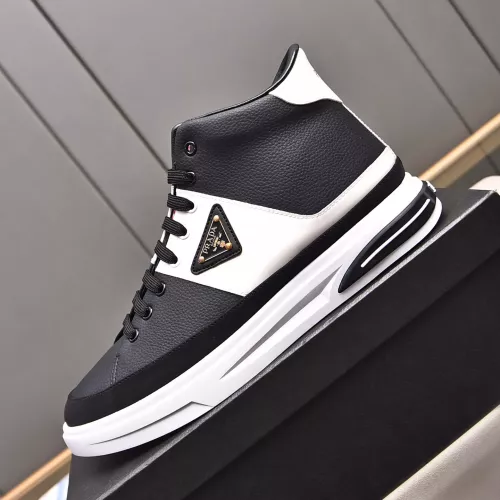 Replica Prada High Top Shoes For Men #1329666 $85.00 USD for Wholesale