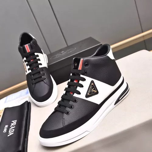 Replica Prada High Top Shoes For Men #1329666 $85.00 USD for Wholesale