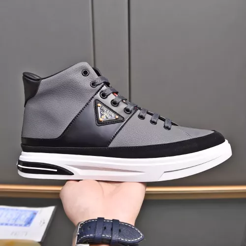 Replica Prada High Top Shoes For Men #1329667 $85.00 USD for Wholesale