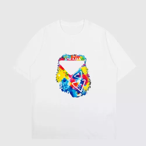 Prada T-Shirts Short Sleeved For Unisex #1329695 $27.00 USD, Wholesale Replica Prada T-Shirts