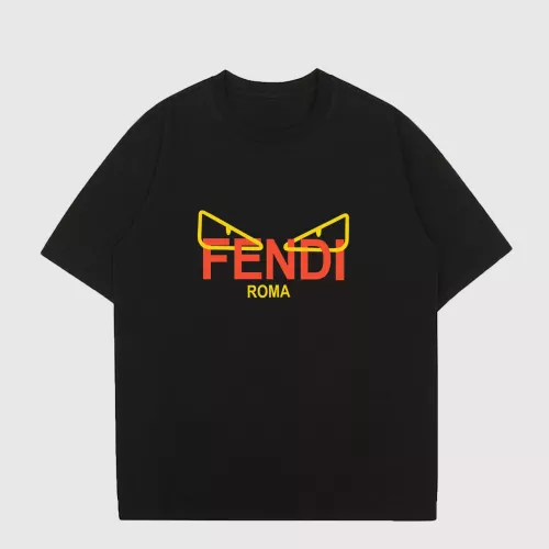 Fendi T-Shirts Short Sleeved For Unisex #1329698 $27.00 USD, Wholesale Replica Fendi T-Shirts
