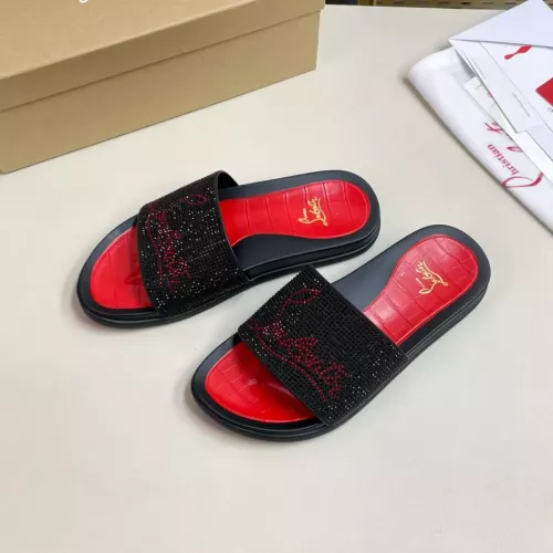 Christian Louboutin CL Slippers For Men #1329700 $60.00 USD, Wholesale Replica Christian Louboutin CL Slippers