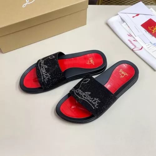 Christian Louboutin CL Slippers For Men #1329701 $60.00 USD, Wholesale Replica Christian Louboutin CL Slippers