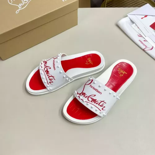 Christian Louboutin CL Slippers For Men #1329702 $60.00 USD, Wholesale Replica Christian Louboutin CL Slippers