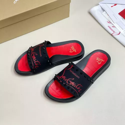 Christian Louboutin CL Slippers For Men #1329703 $60.00 USD, Wholesale Replica Christian Louboutin CL Slippers