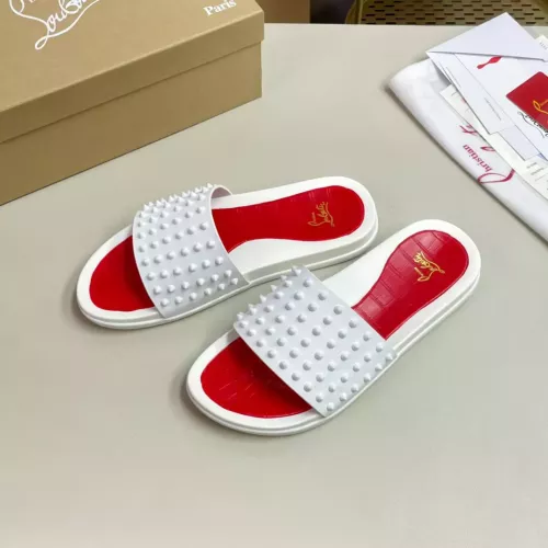 Christian Louboutin CL Slippers For Men #1329706 $60.00 USD, Wholesale Replica Christian Louboutin CL Slippers